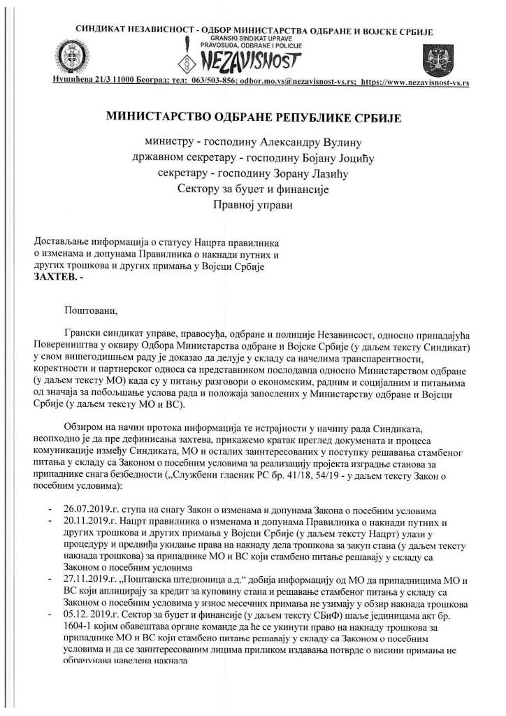 2020 01 31 INFORMACIJE O STATUSA NACRTA 2